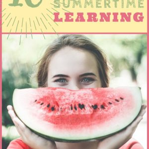 summer learning activities watermelon girl