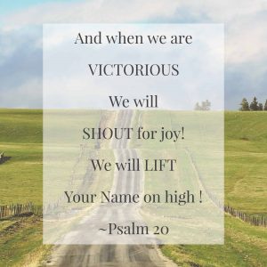 Praying Psalm 20 (Image)