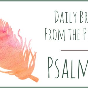 Psalm 26 devotional
