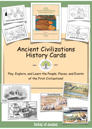 ancient civilizations old testament printable history cards