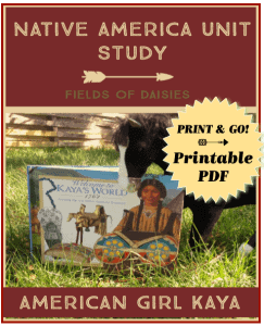 american girl kaya unit study printable