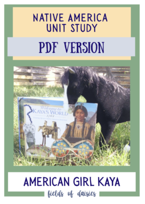 Native America Unit Study (Kaya)- PDF Printable