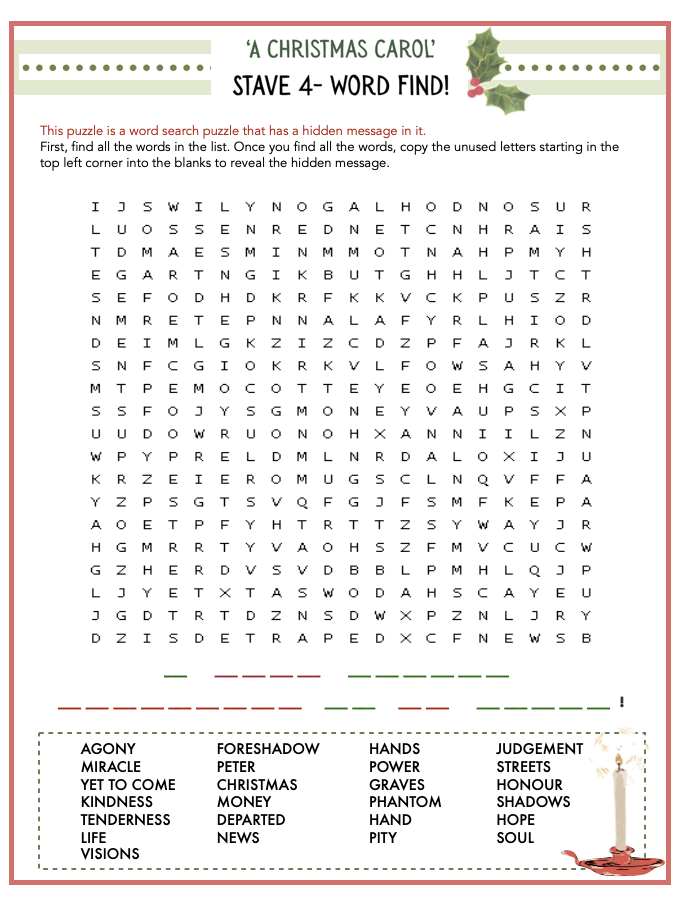 'A Christmas Carol' Mini Unit Printable POWER Pack - Image 4