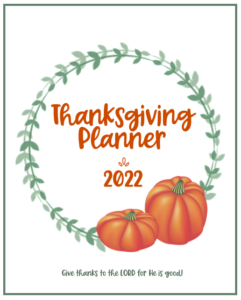 thanksgiving planner 