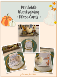 printable place cards thanksgiving