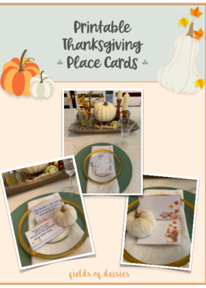 printable place cards thanksgiving