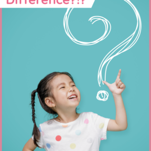 Girl asking question what is the difference between printable power packs and pdf versions fields of daisies