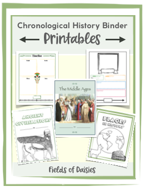 chronological history printables