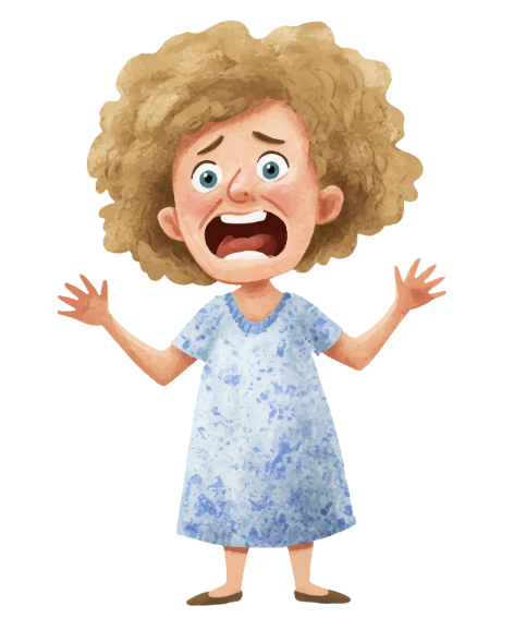 screaming lady