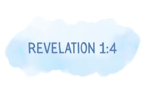 Revelation 1:4 bible study image