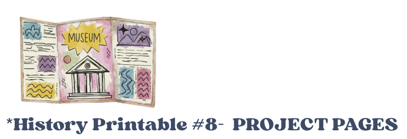 show what you know history projects pages for kids