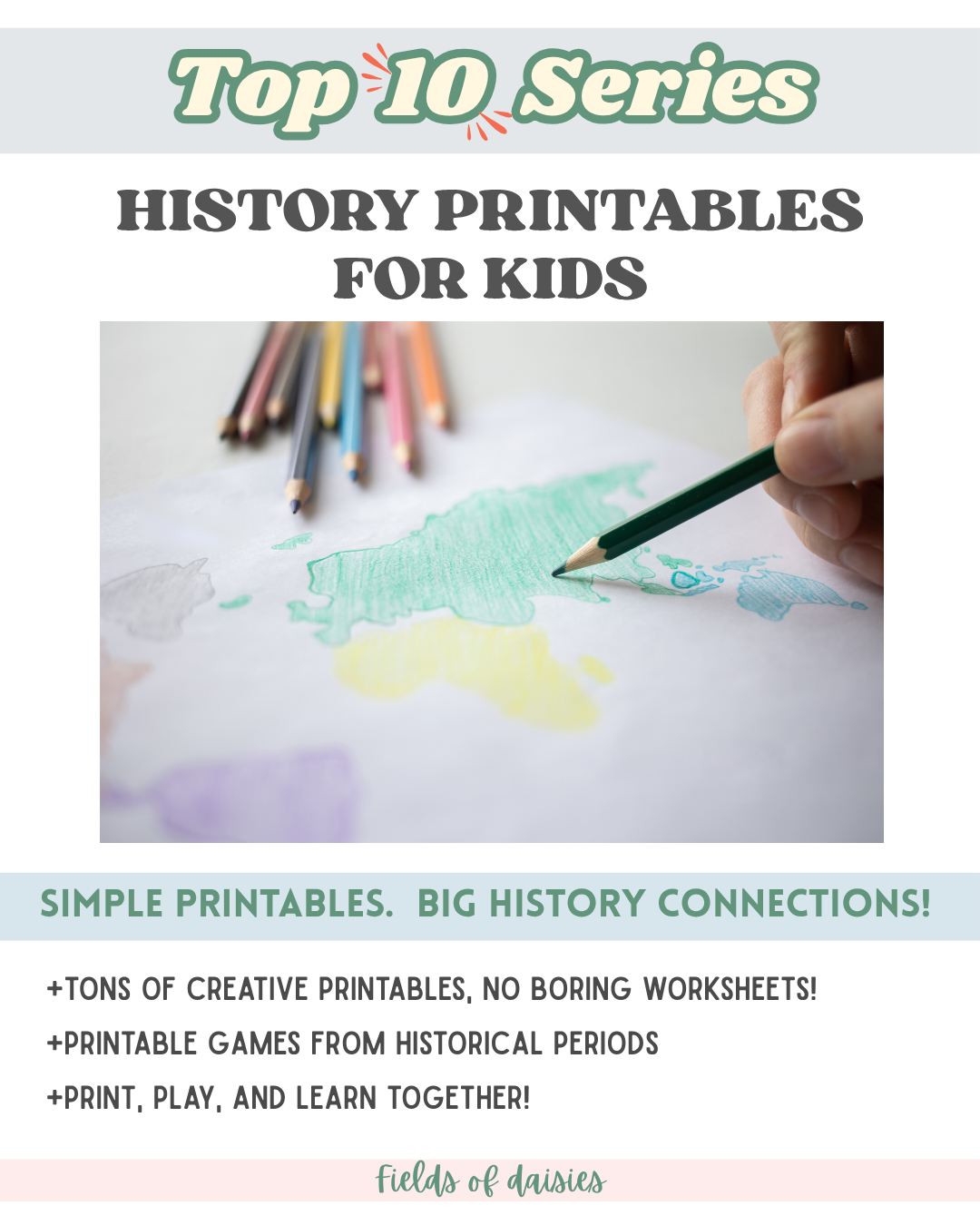 Top 10 History Printables for kids